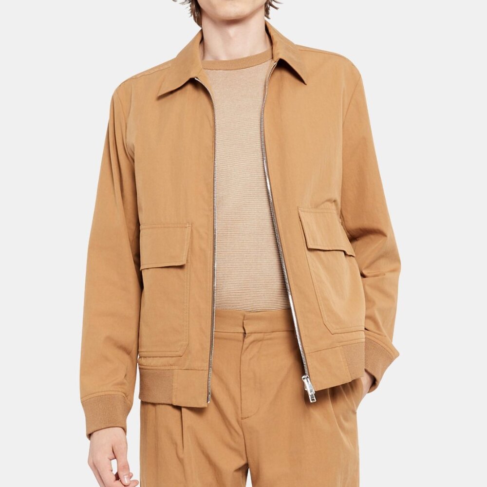 Theory Men's Bomber Jacket in Combat Brown - XL - 80% OFF (MSRP $495) - NWT - Picture 4 of 6